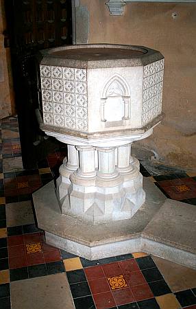 St Michael Penkevil - The Font
